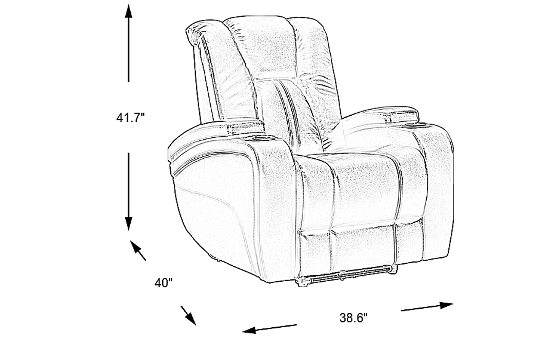 Kingvale Court Dual Power Recliner