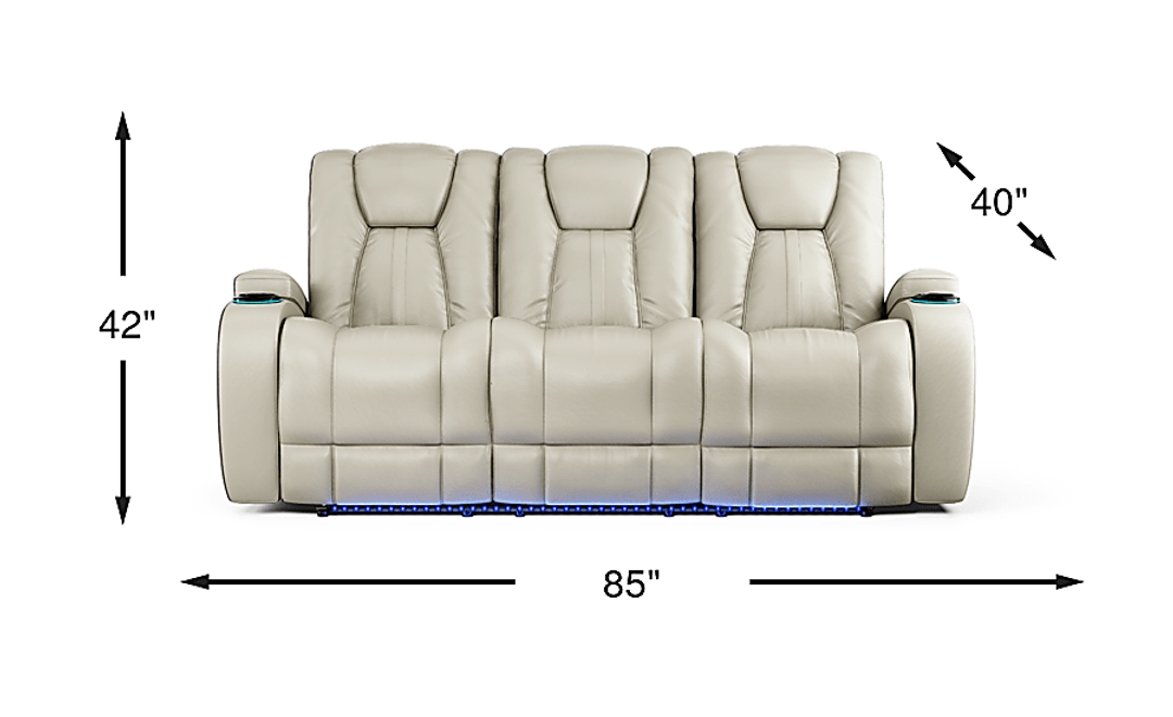 Kingvale Court Dual Power Reclining Sofa