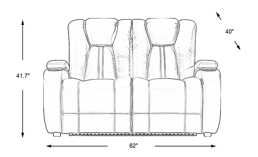 Kingvale Court Platinum Loveseat