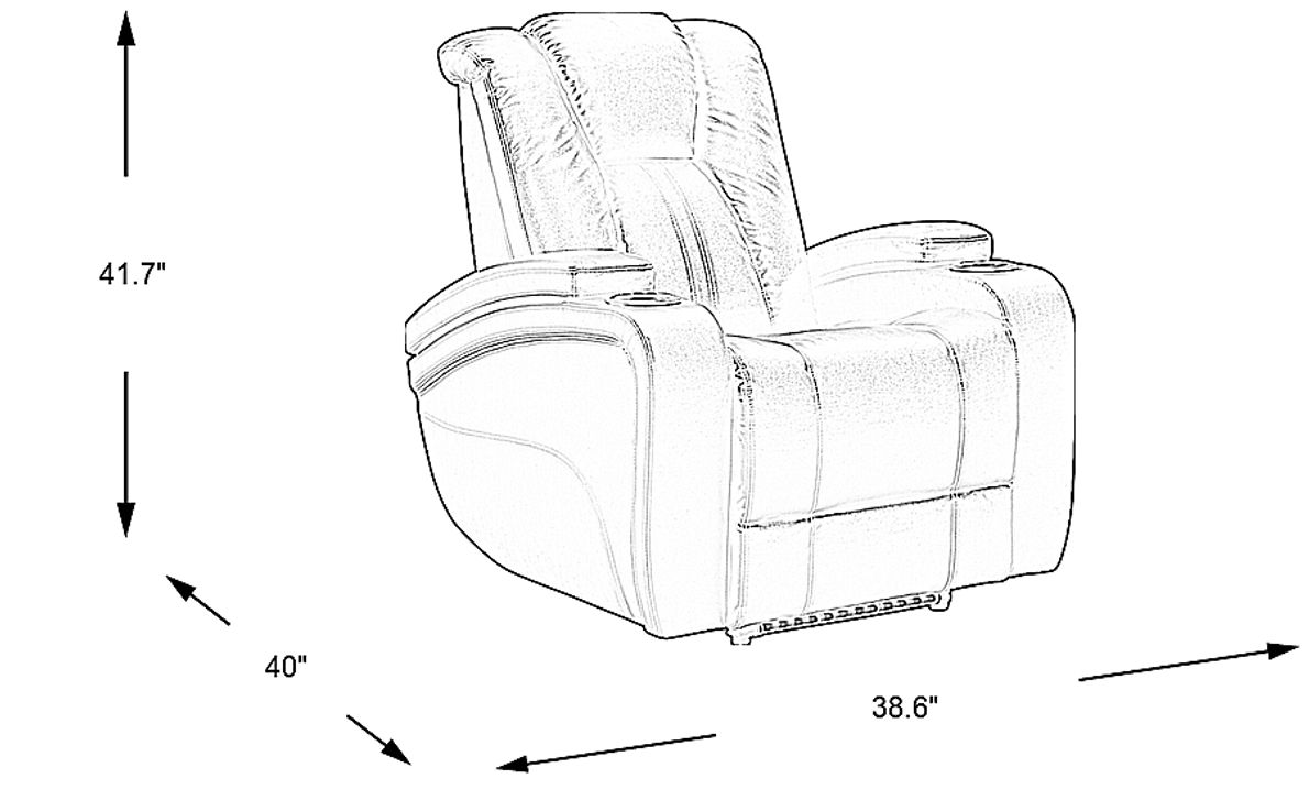 Kingvale Court Dual Power Recliner
