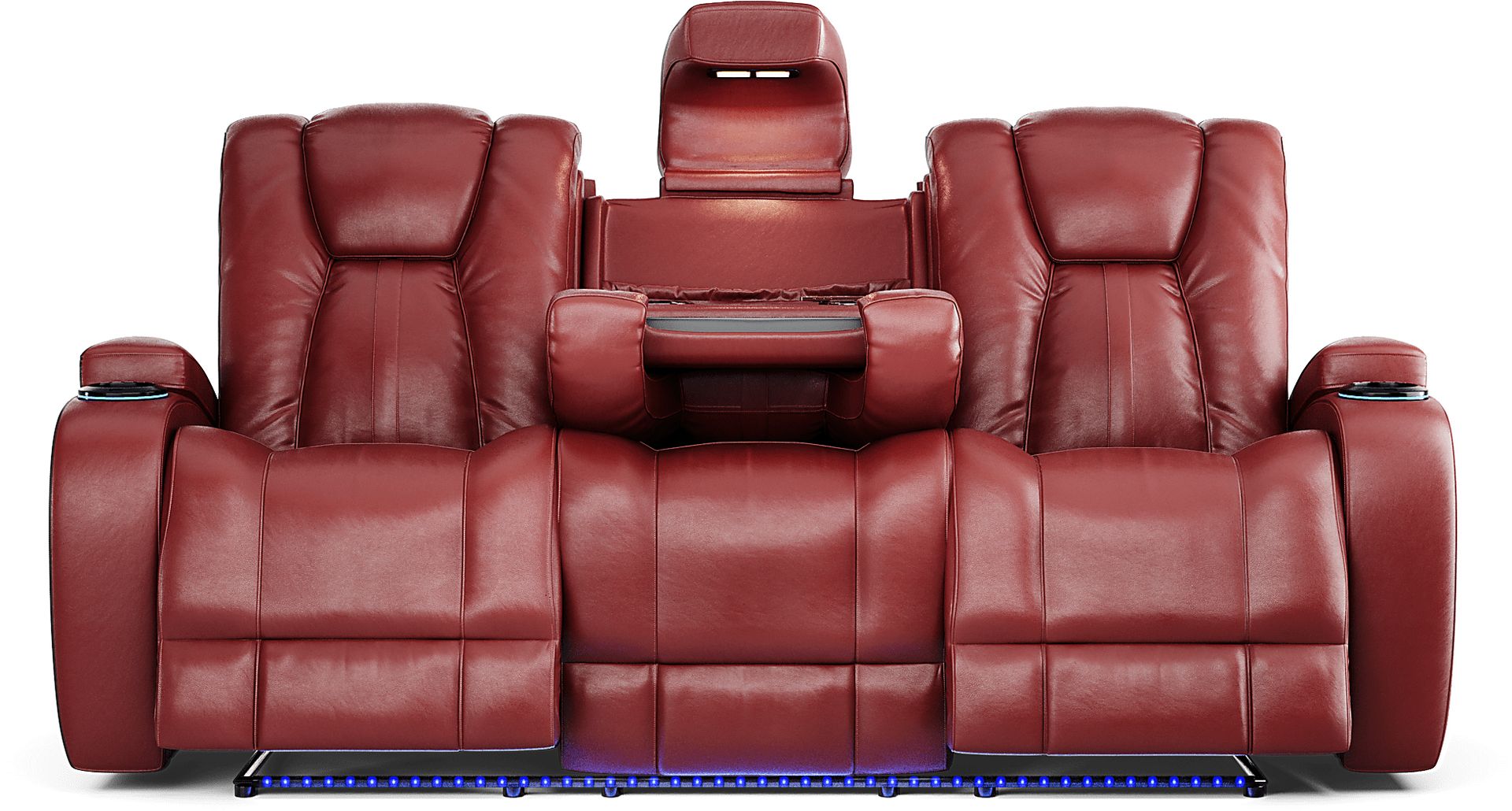 Kingvale Court Red 3 Pc Living Room with Dual Power Reclining Sofa - Image 3
