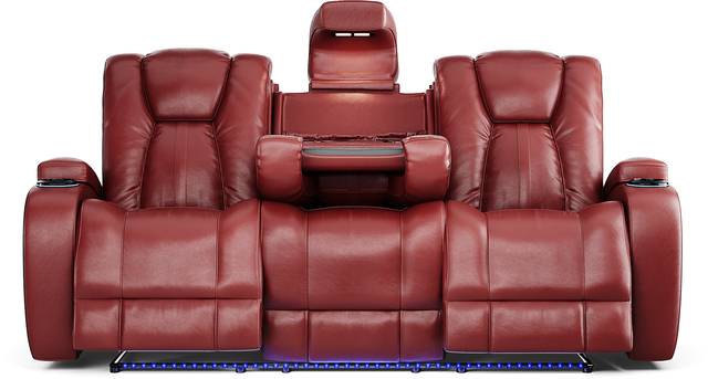 Kingvale Court Red 2 Pc Living Room with Dual Power Reclining Sofa - Thumbnail - Image 3