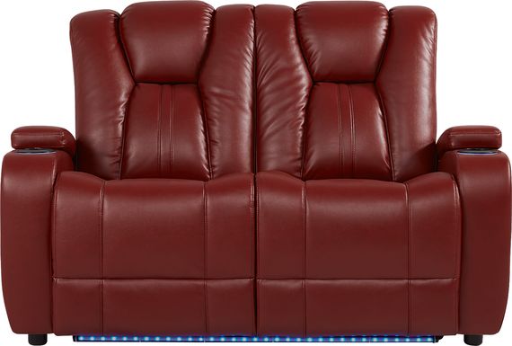 Kingvale Court Red Loveseat