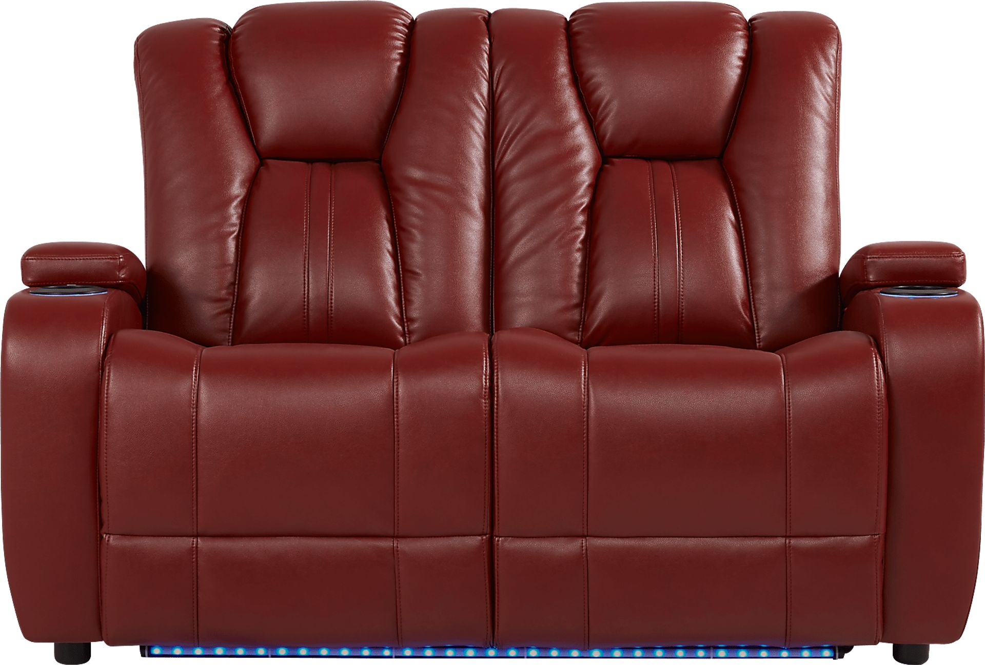 Kingvale Court Red Loveseat - Image 1