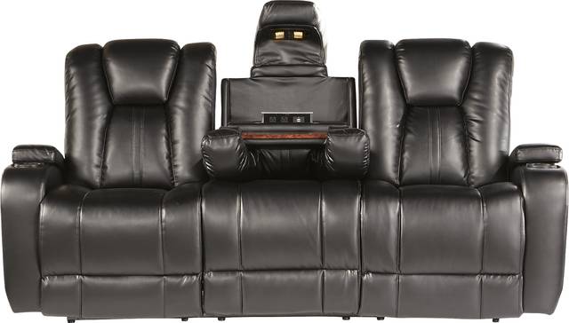 Kingvale Black Power Reclining Sofa - Thumbnail - Image 3