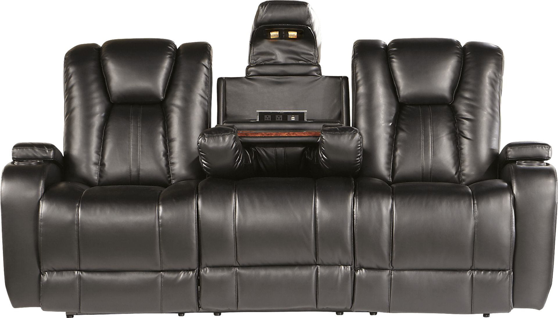 Kingvale Black Power Reclining Sofa - Image 3