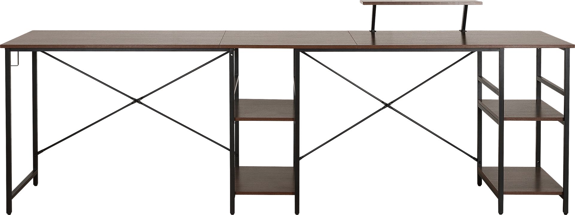 Kinigar Walnut Storage Desk - Image 15