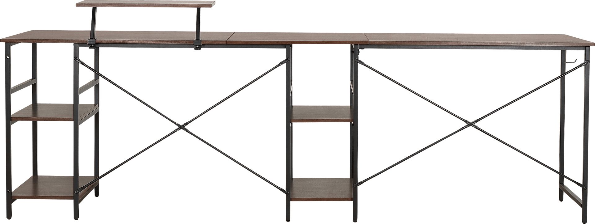 Kinigar Walnut Storage Desk - Image 16