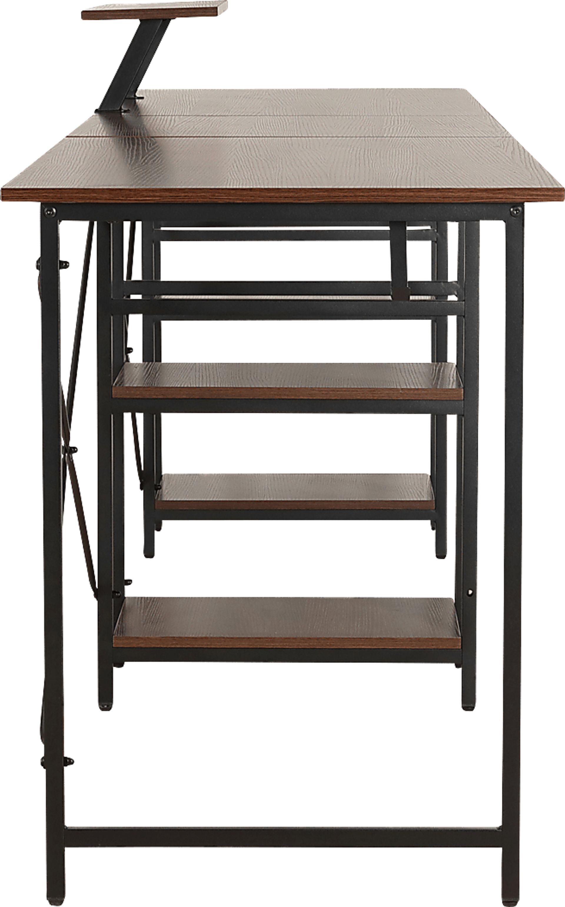 Kinigar Walnut Storage Desk - Image 17