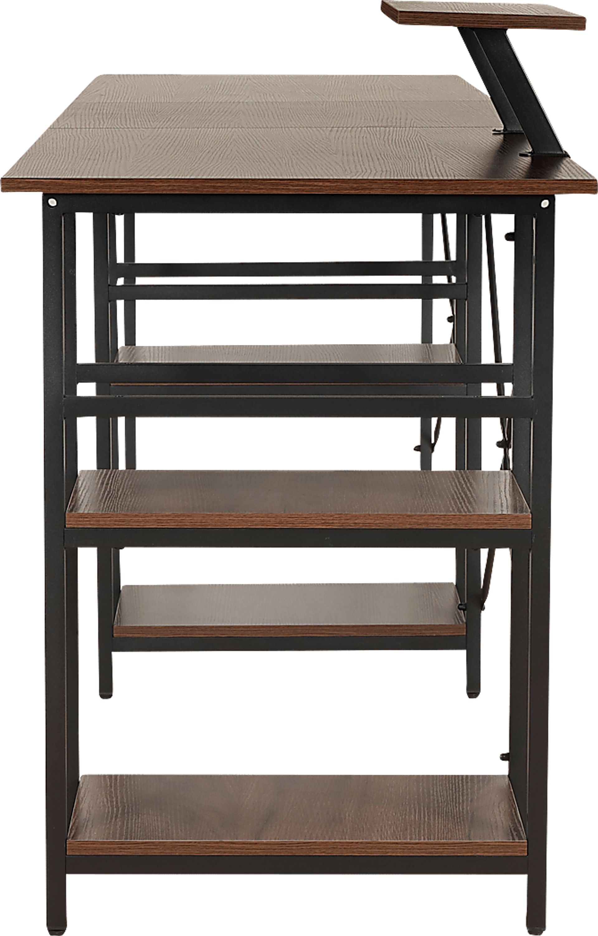 Kinigar Walnut Storage Desk - Image 18