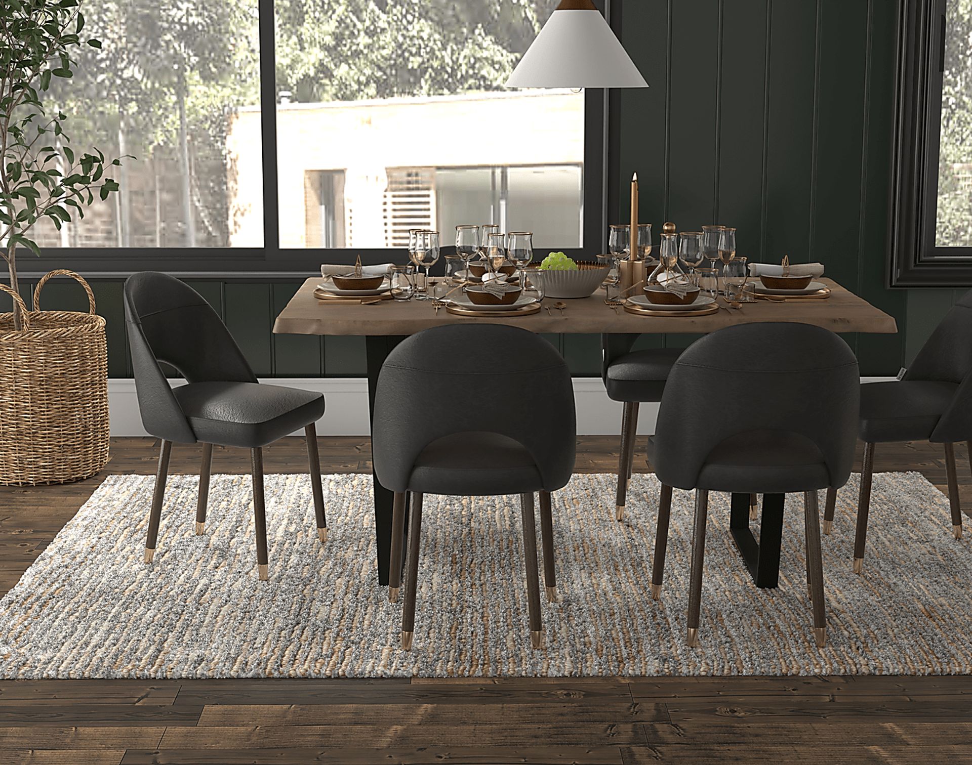 Kinipon Gray/Natural 5' x 7' Rug - Image 3