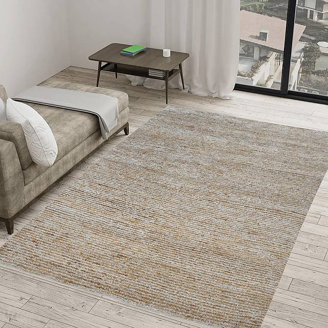 Kinipon Ivory/Natural 5' x 7' Rug - Thumbnail - Image 2