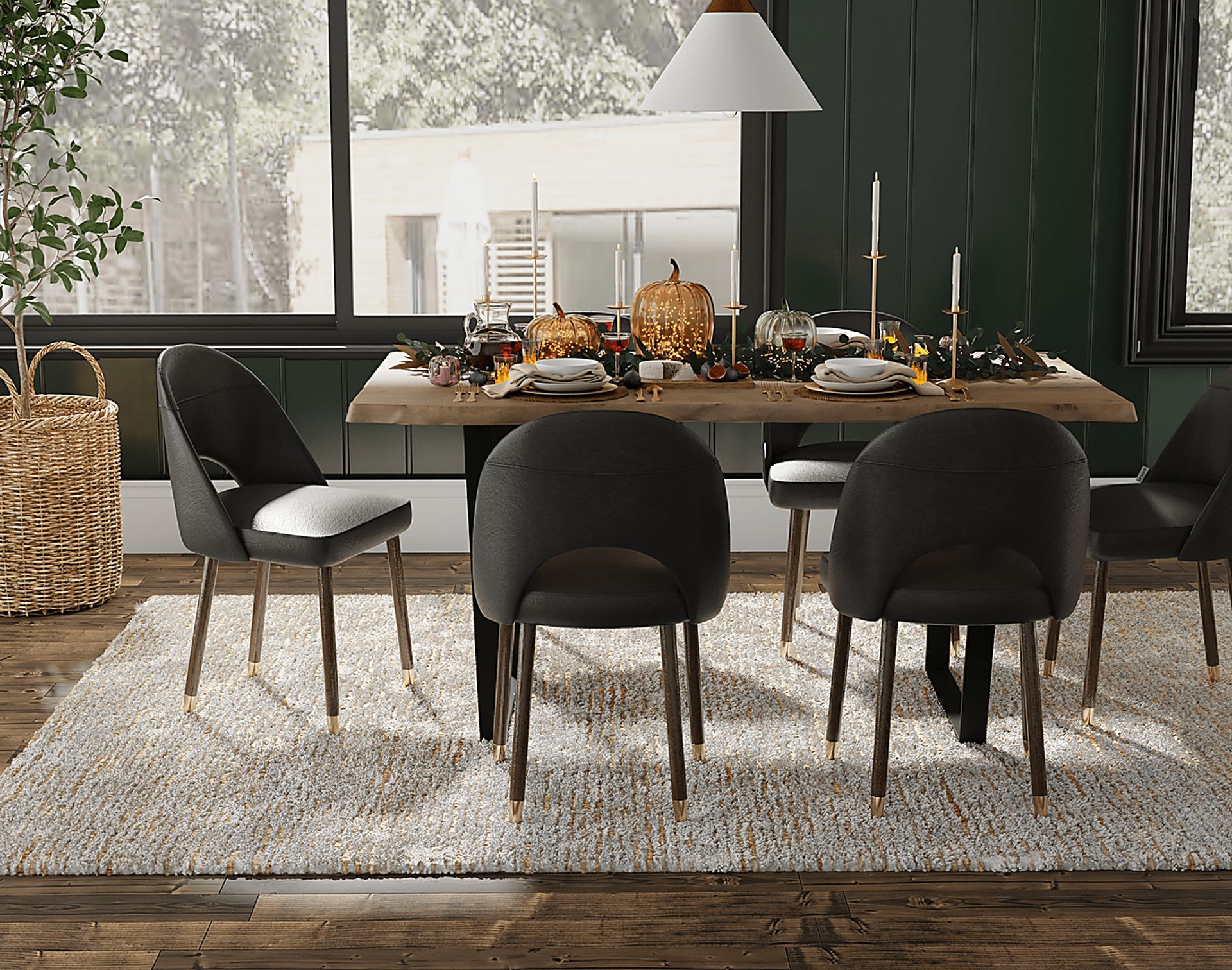 Kinipon Ivory/Natural 6' x 9' Rug - Image 3