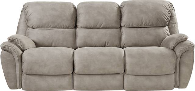 Kinley Beige Reclining Sofa - Thumbnail - Image 1