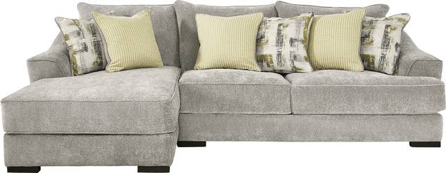 Kinley Gray 2 Pc Sectional - Thumbnail - Image 1