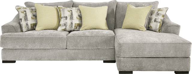 Kinley Gray 2 Pc Sectional - Thumbnail - Image 1