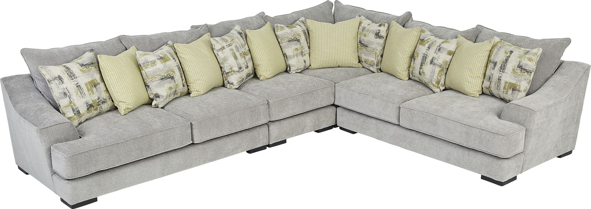 Kinley Gray 7 Pc Sectional Living Room - Image 3