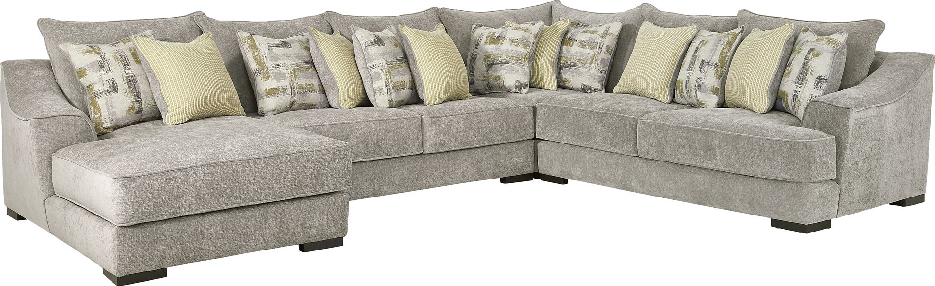 Kinley Gray 4 Pc Sectional - Image 1