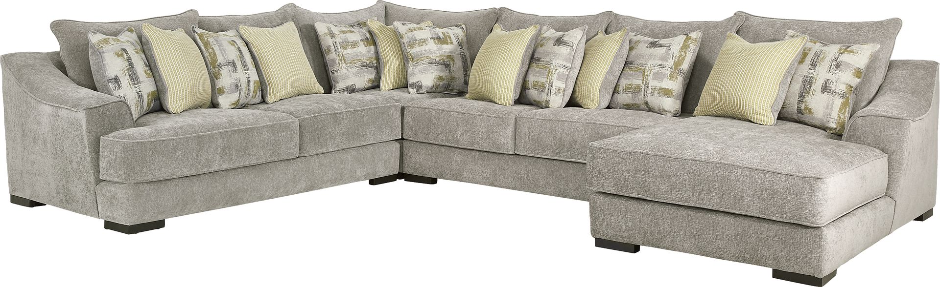 Kinley Gray 4 Pc Sectional - Image 1