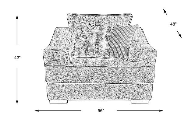 Dimension Image. Please refer to the Dimension Tab on this page for dimension details.