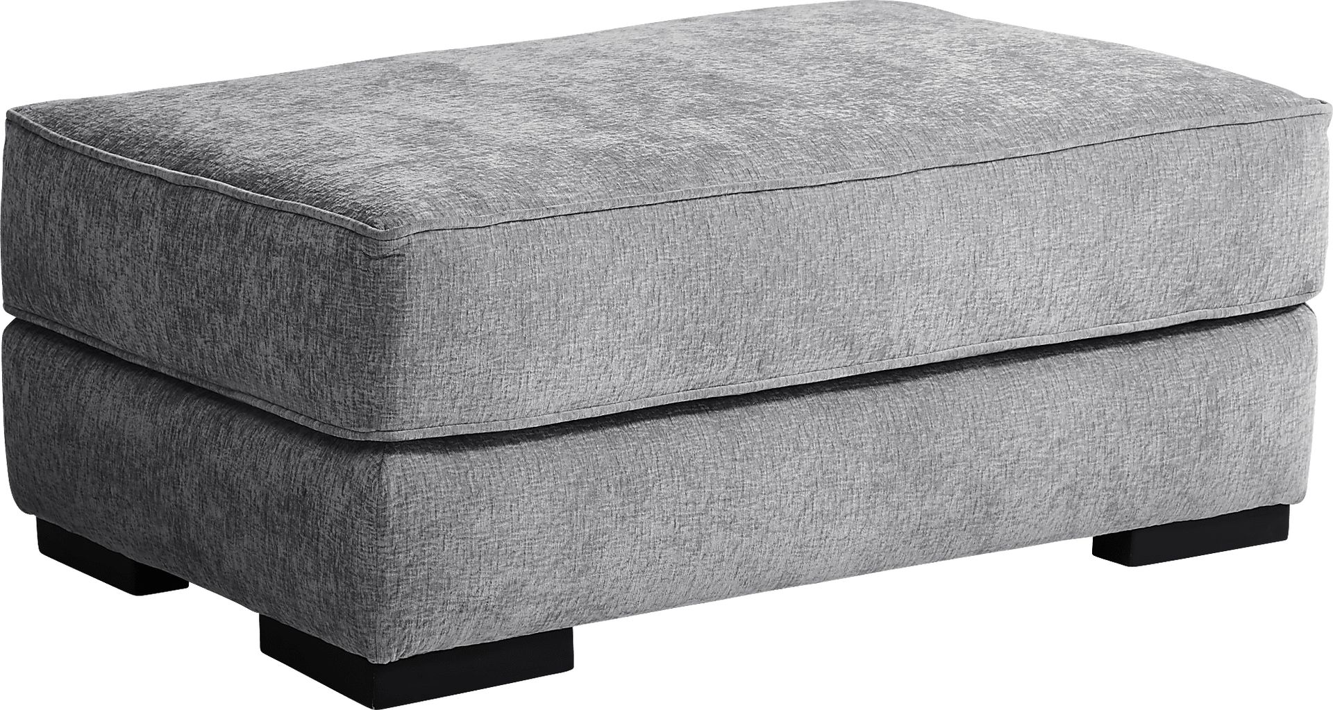Kinley Gray Ottoman - Image 1