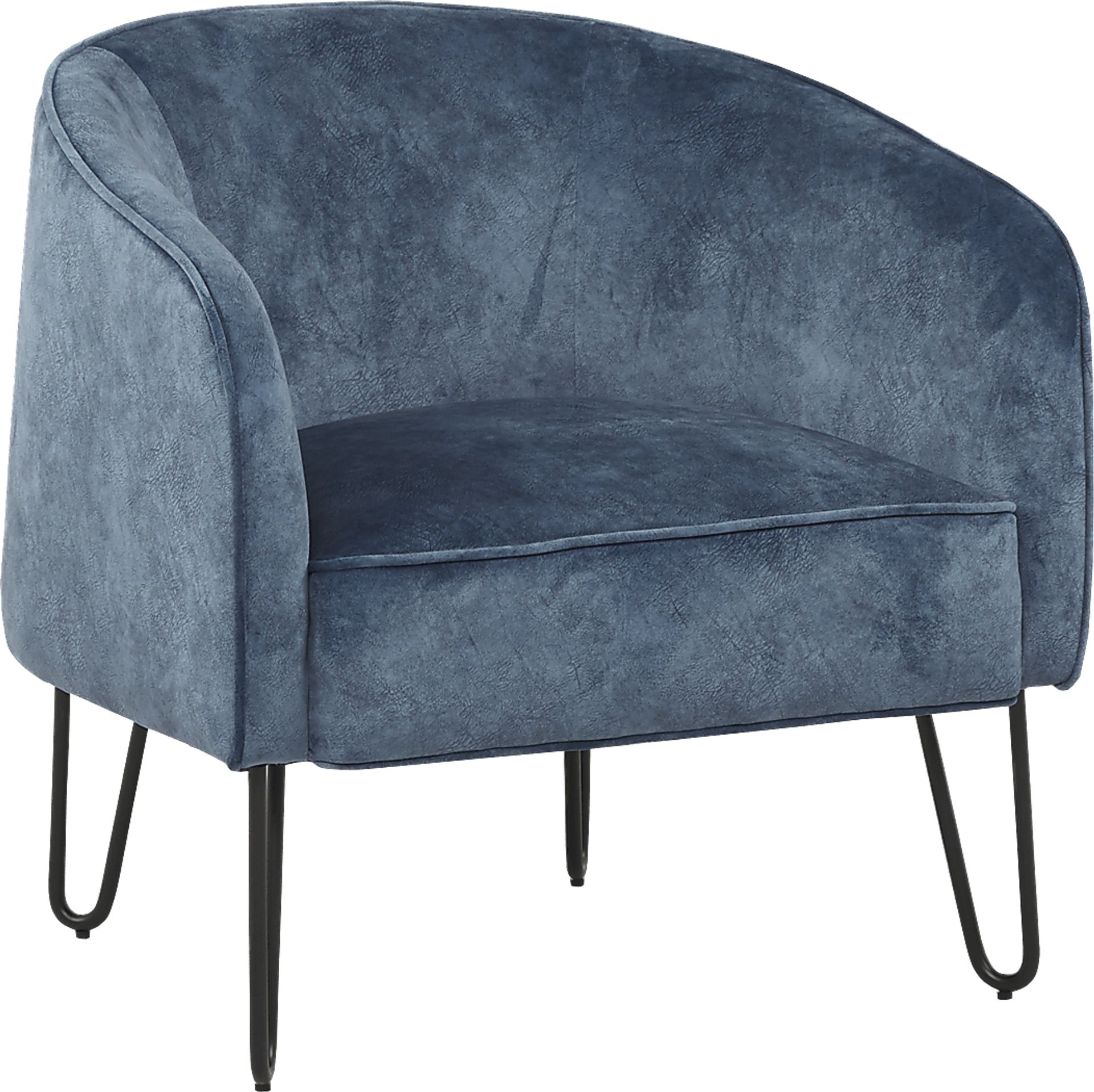 Kinnett Navy Accent Chair - Image 1