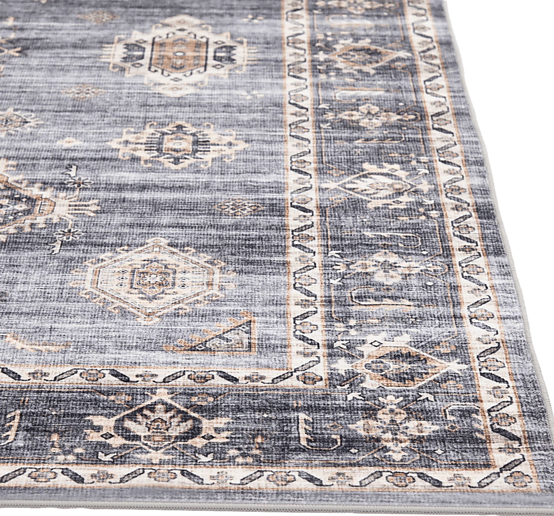 Kinniard Gray 7'5 x 9'5 Rug - Image 2
