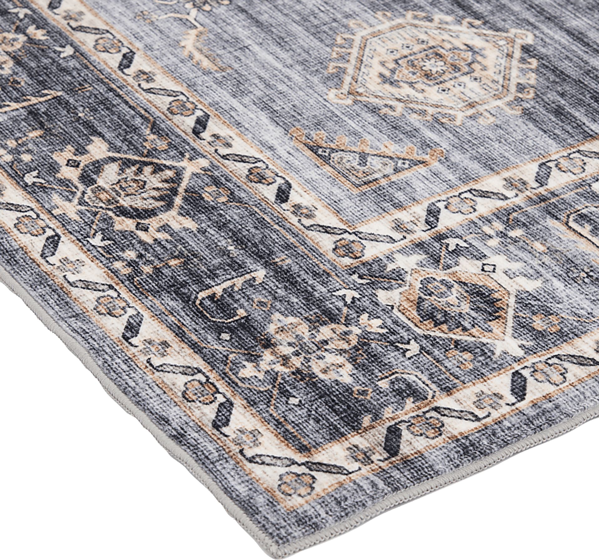 Kinniard Gray 7'5 x 9'5 Rug - Image 3