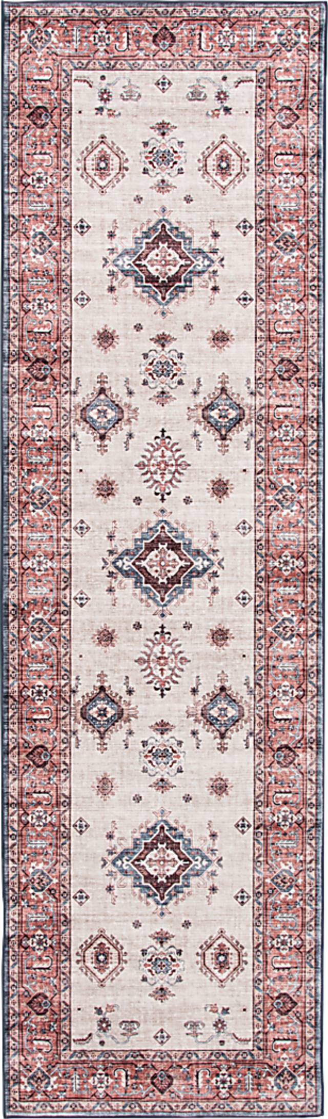 Kinniard Red 2'3 x 7'6 Rug - Thumbnail - Image 1