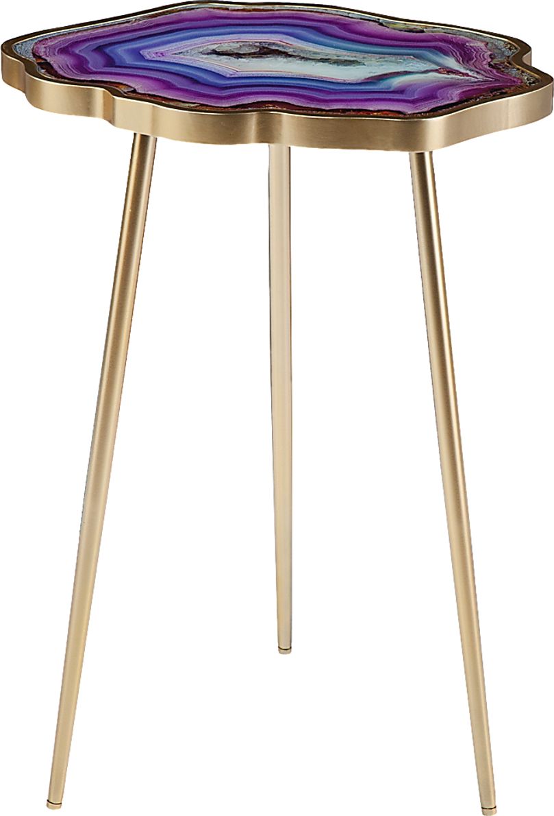 Kinzieway Purple Colors Accent Table Rooms To Go