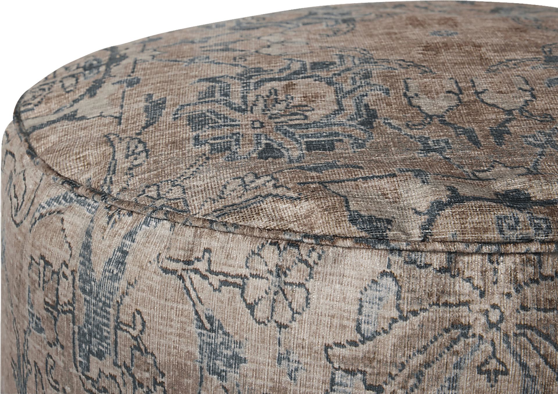 Kiona Taupe Pouf - Image 4