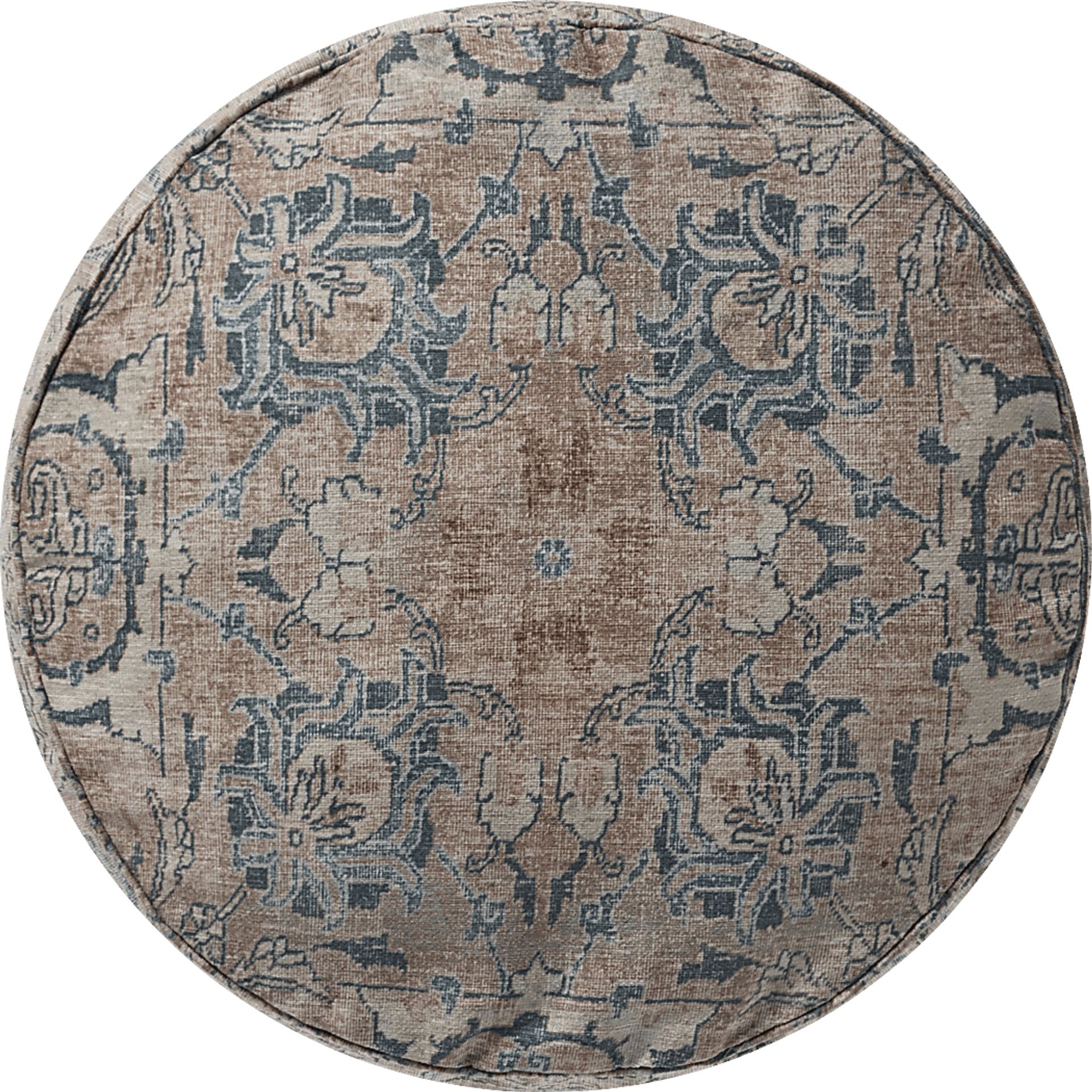 Kiona Taupe Pouf - Image 5