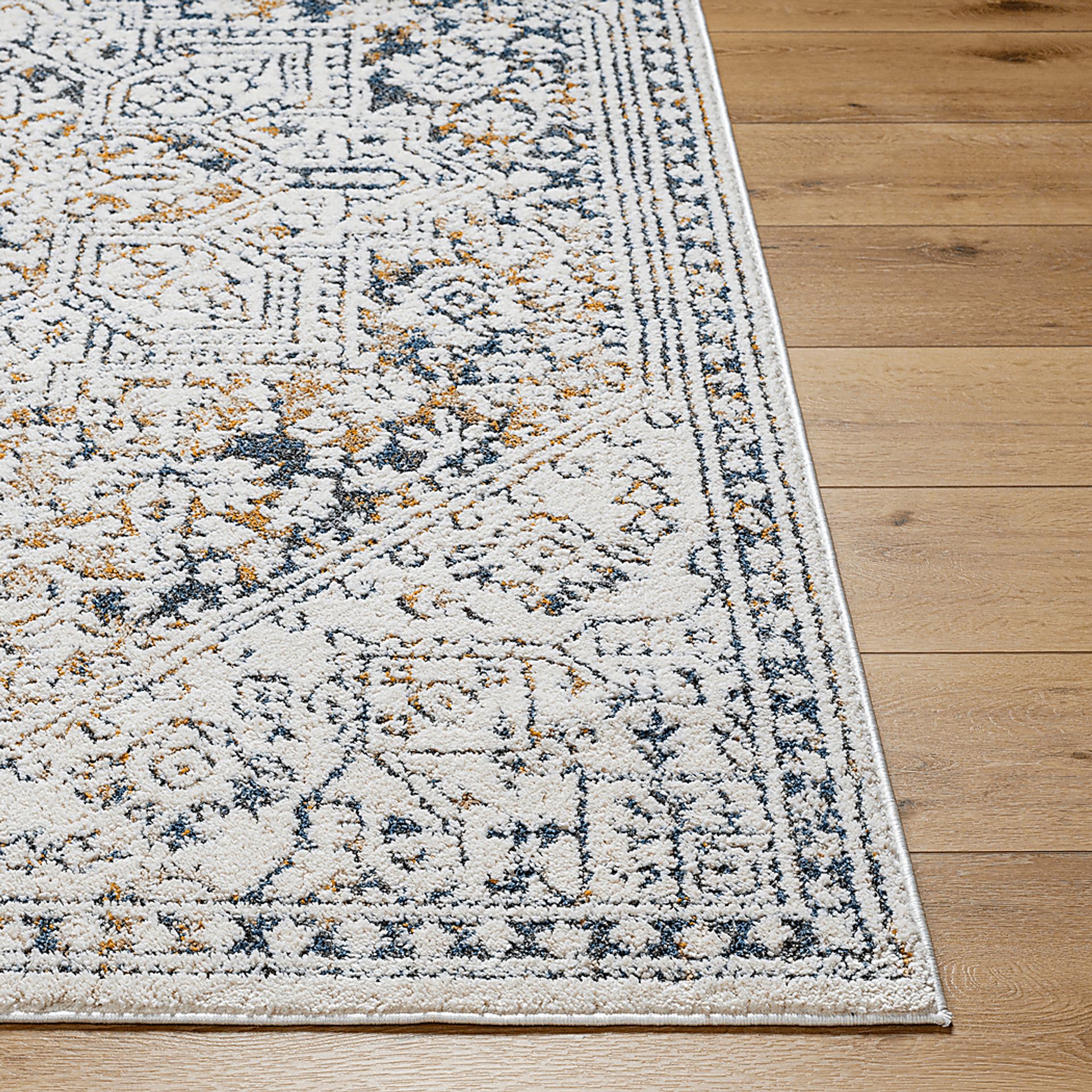 Kipini Cream 5'3 x 7' Area Rug - Image 3