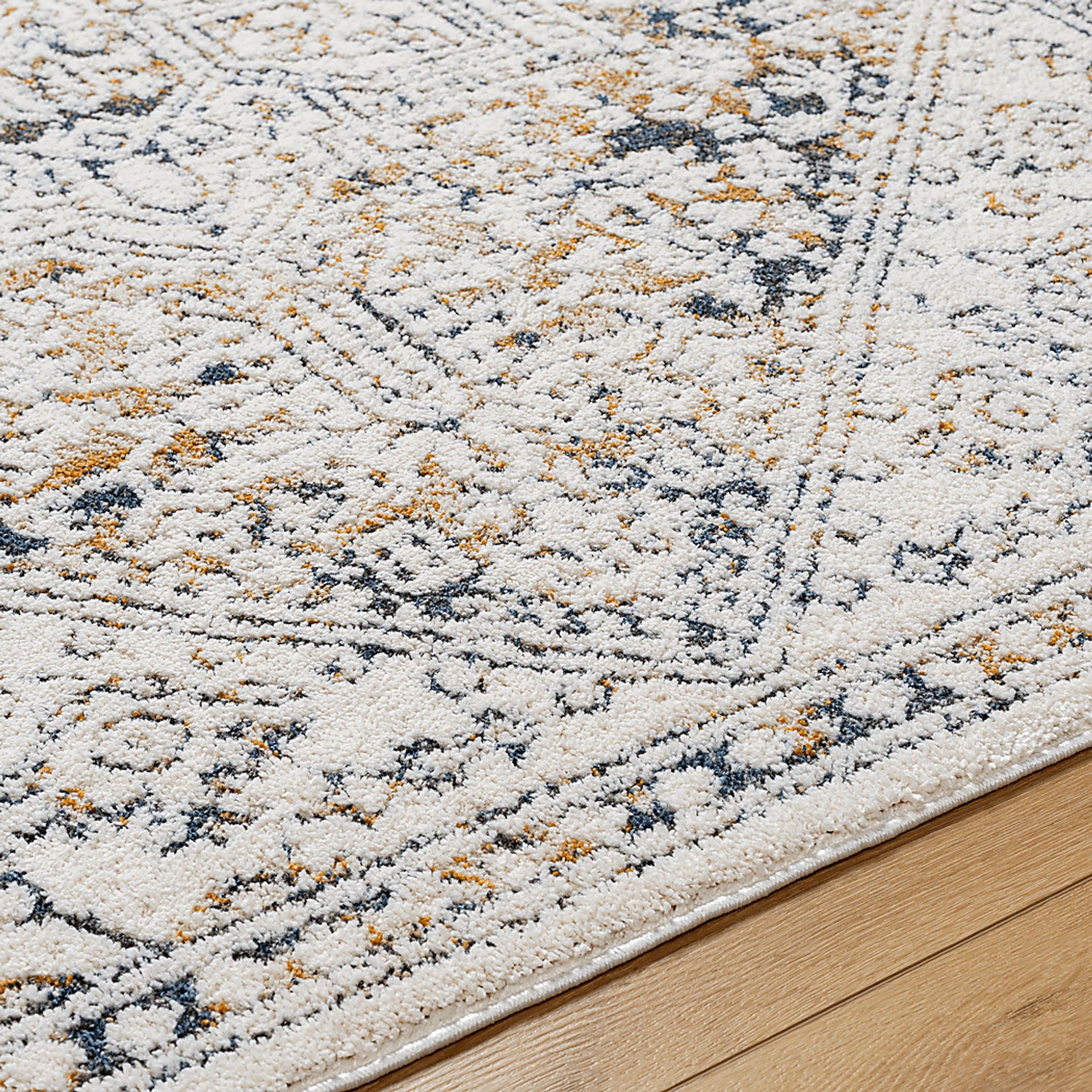 Kipini Cream 5'3 x 7' Area Rug - Image 5