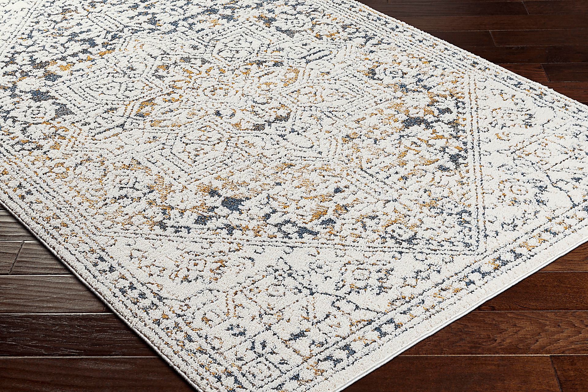Kipini Cream 5'3 x 7' Area Rug - Image 6