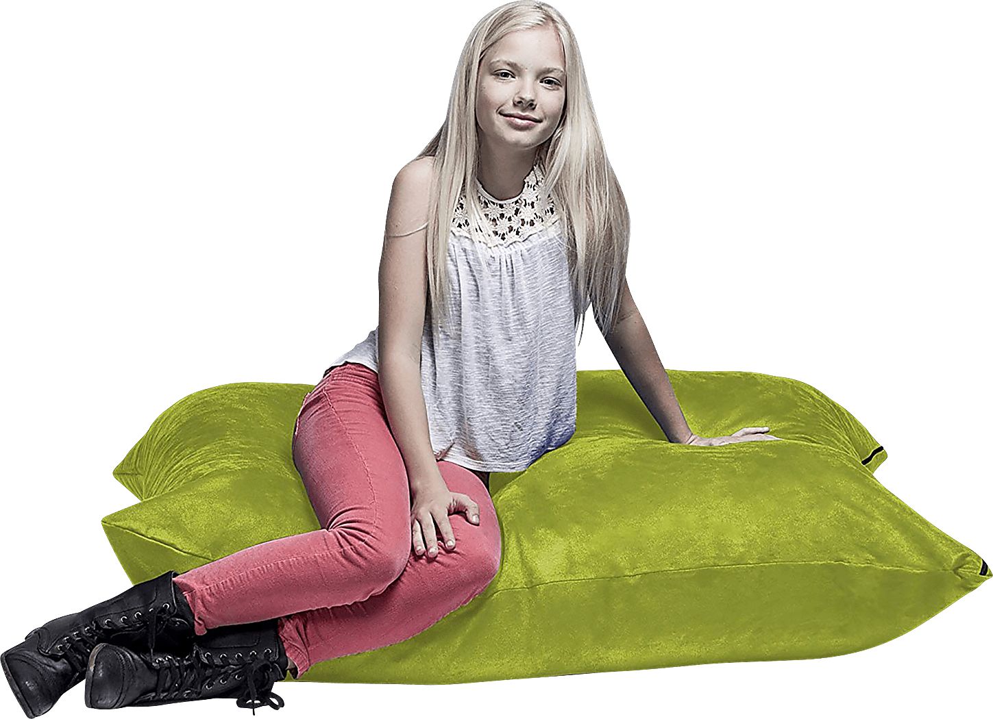 Kids Kiri Small Bean Bag Chair and Floor Pillow