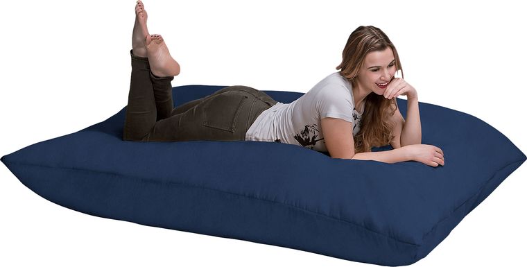 Kids Kiri Navy Large Bean Bag and Floor Pillow