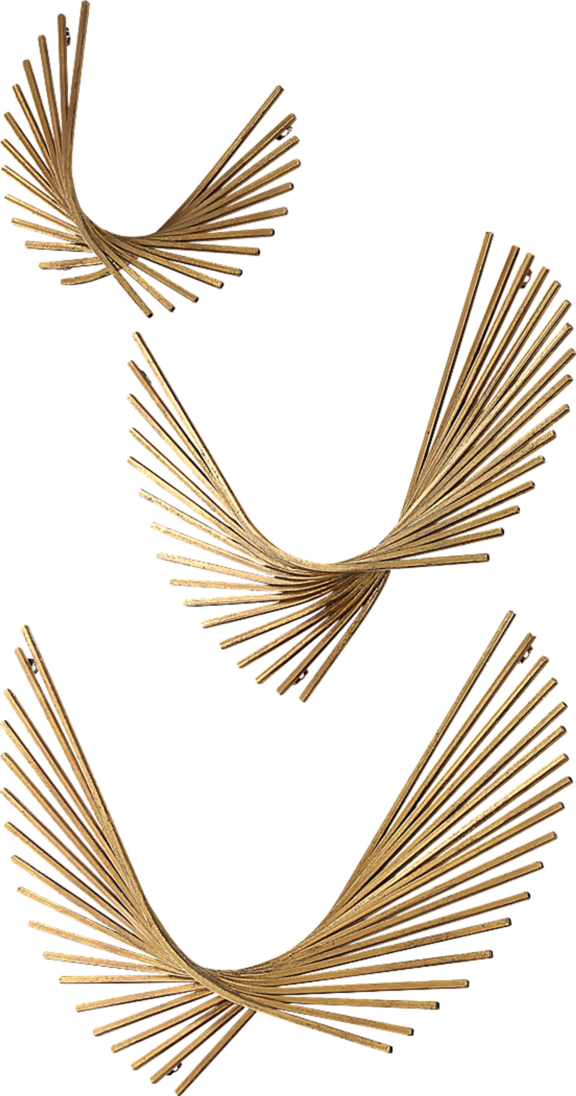Kiril Gold Wall Decor, Set of 3 - Image 1