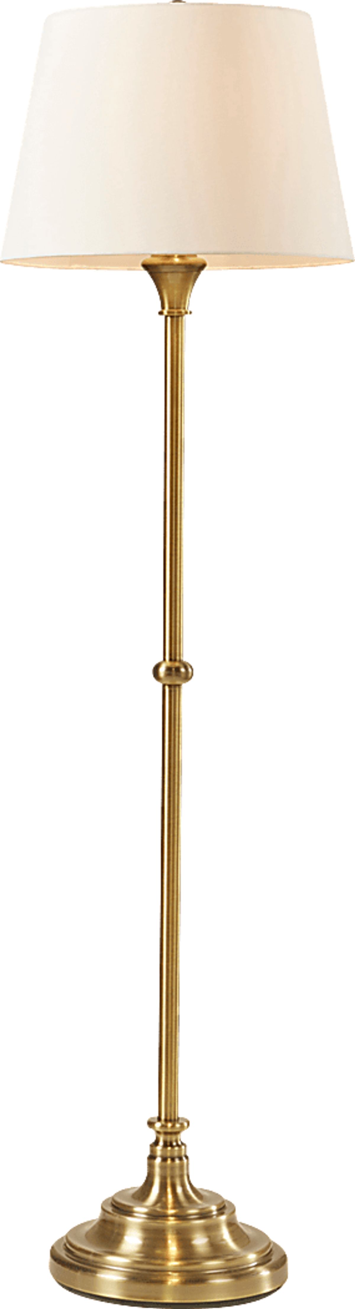 Kirkhill Court Brass Yellow Floor Lamp Rooms to Go