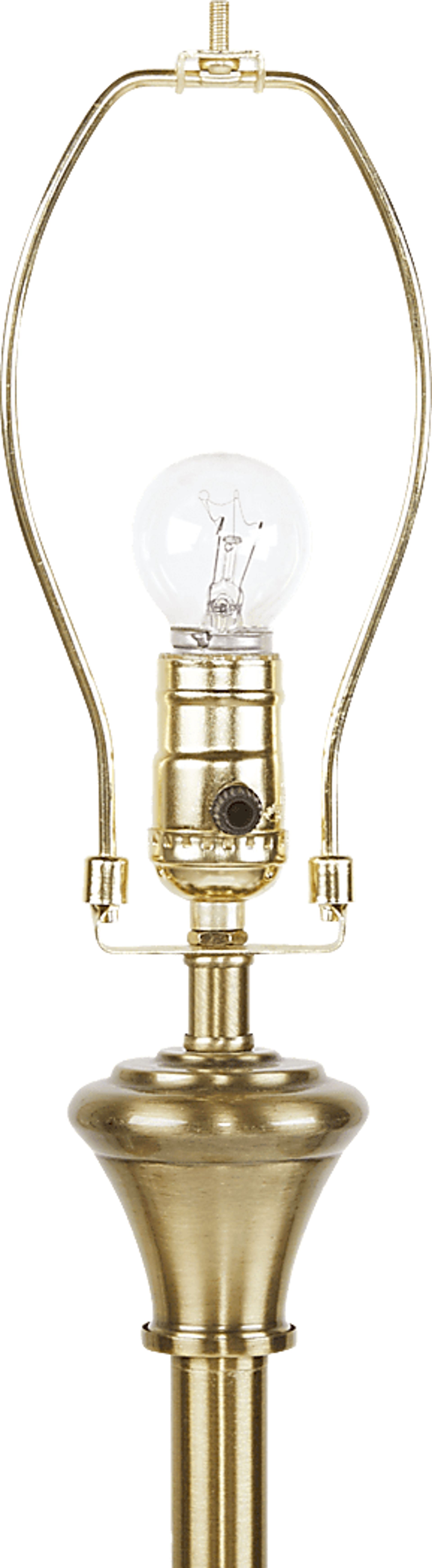 Kirkhill Court Brass Floor Lamp - Image 4