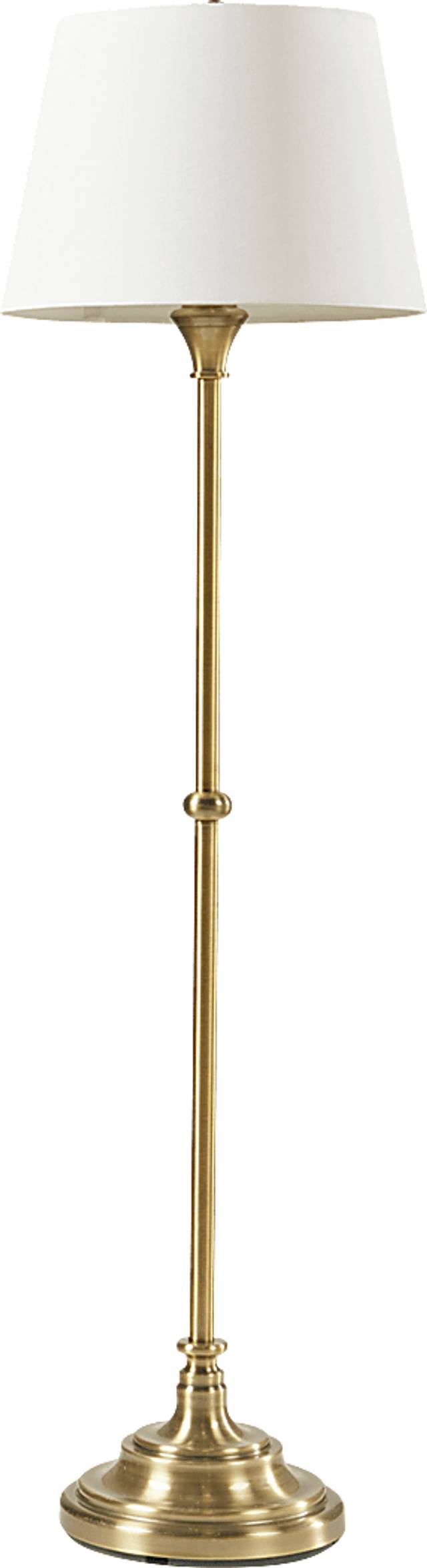 Kirkhill Court Brass Floor Lamp - Thumbnail - Image 1