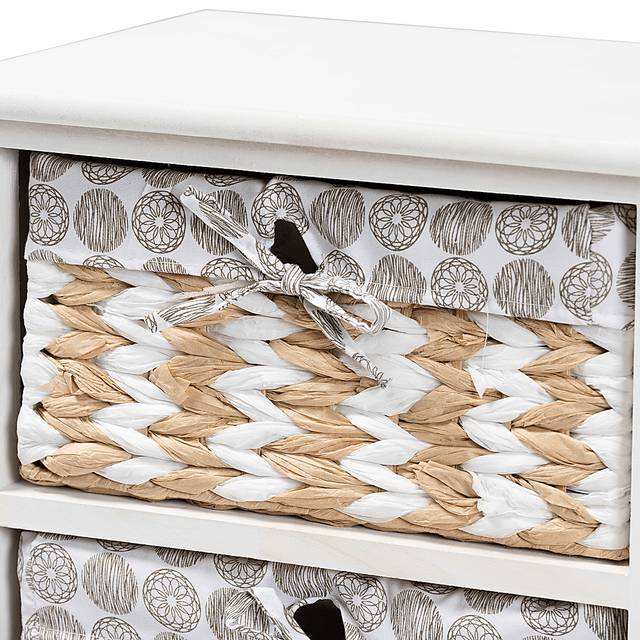 Kirklees White 4 Basket Storage Unit - Thumbnail - Image 5
