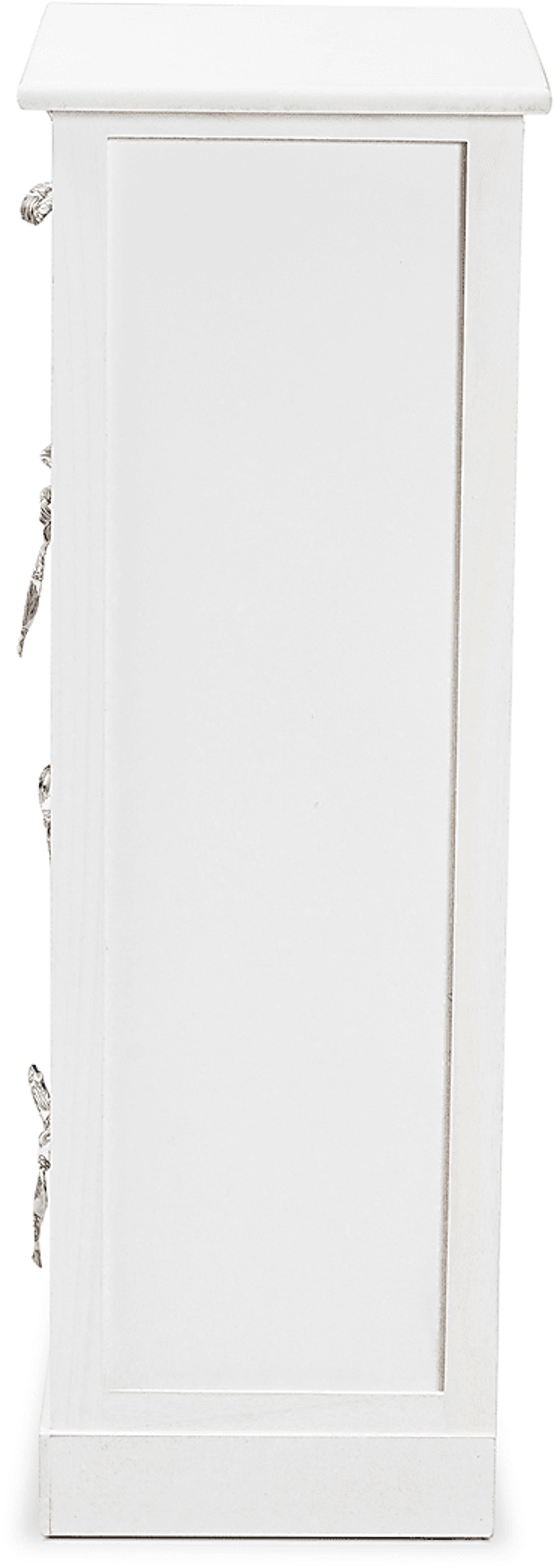 Kirklees White 4 Basket Storage Unit - Image 6