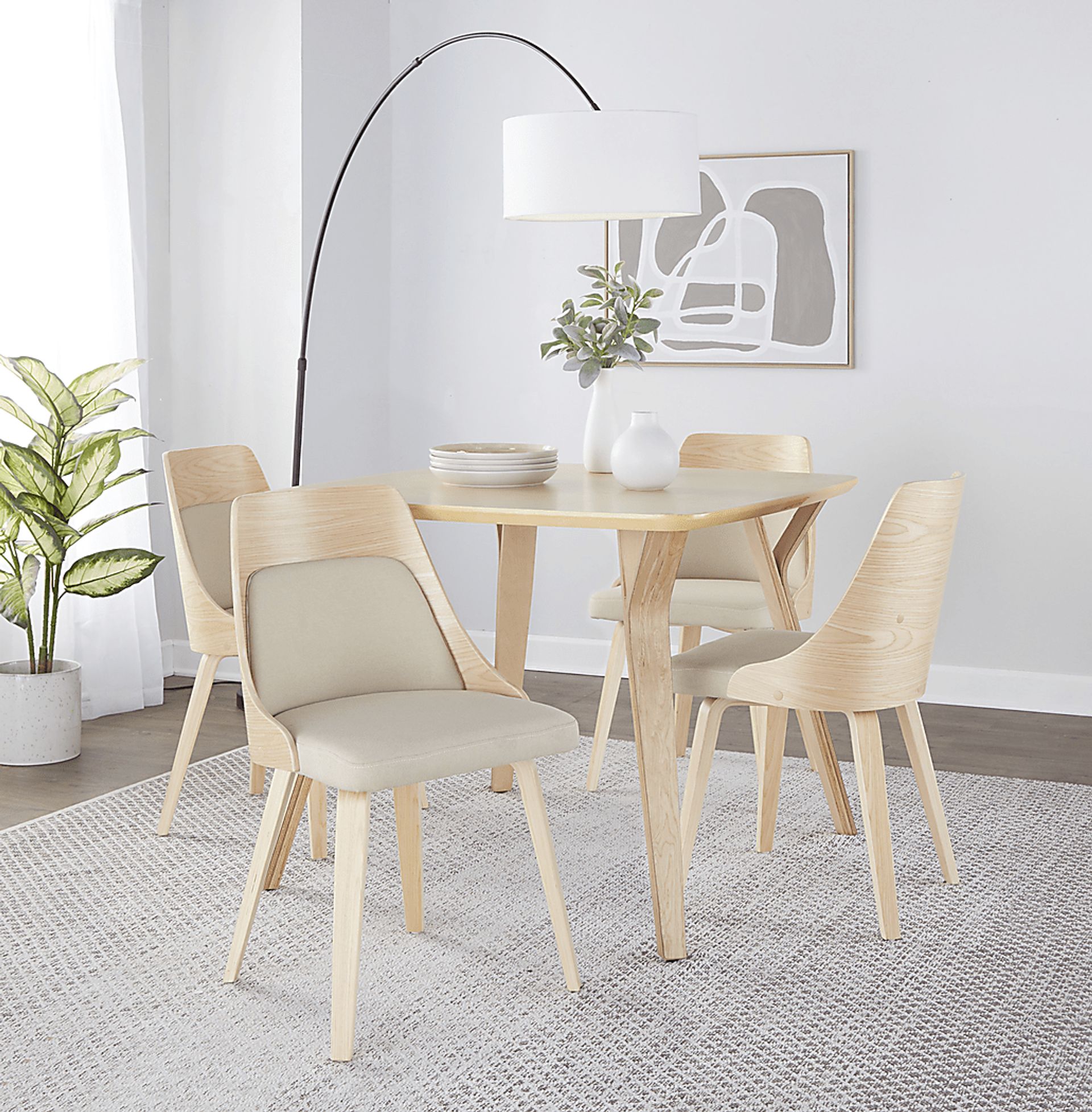 Kirkleigh I Cream Side Chair, Set of 2 - Image 4