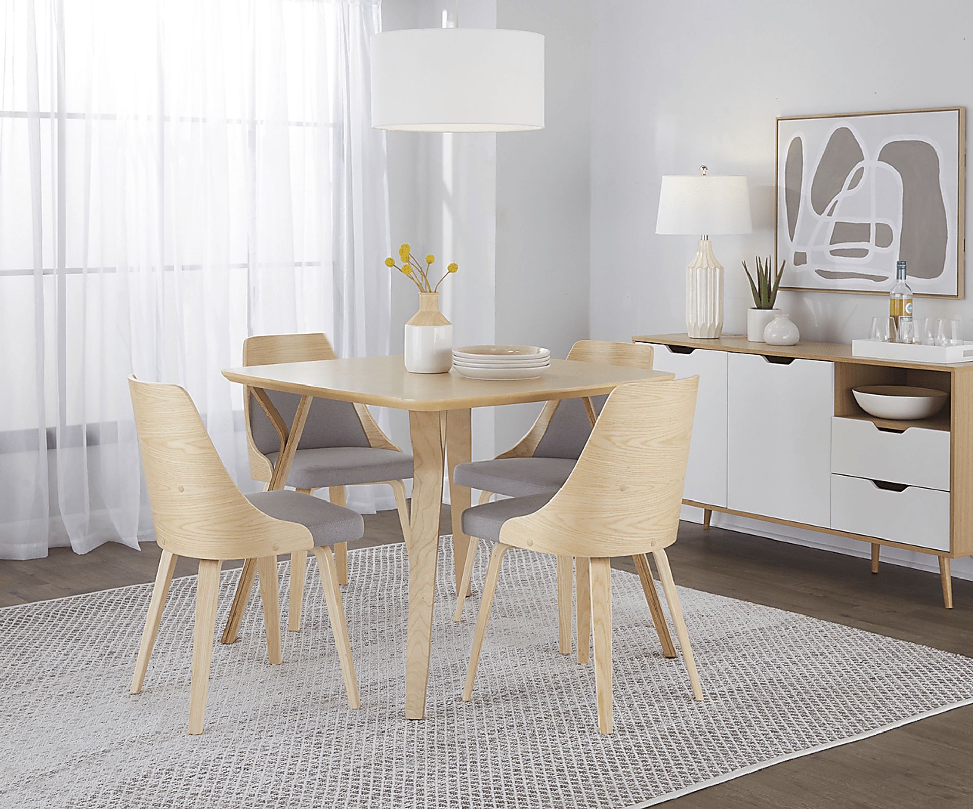 Kirkleigh I Gray Side Chair, Set of 2 - Image 3