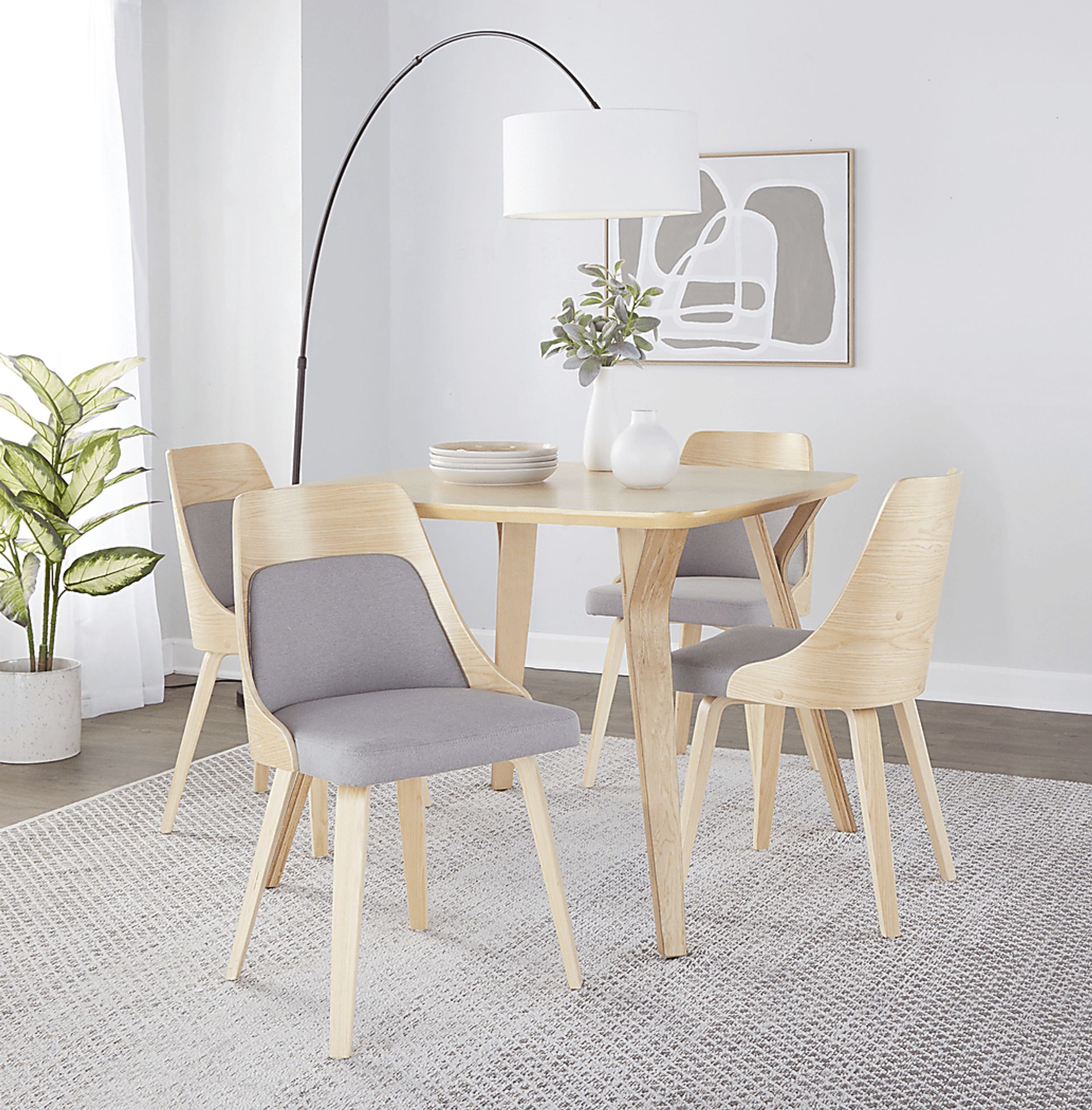 Kirkleigh I Gray Side Chair, Set of 2 - Image 5