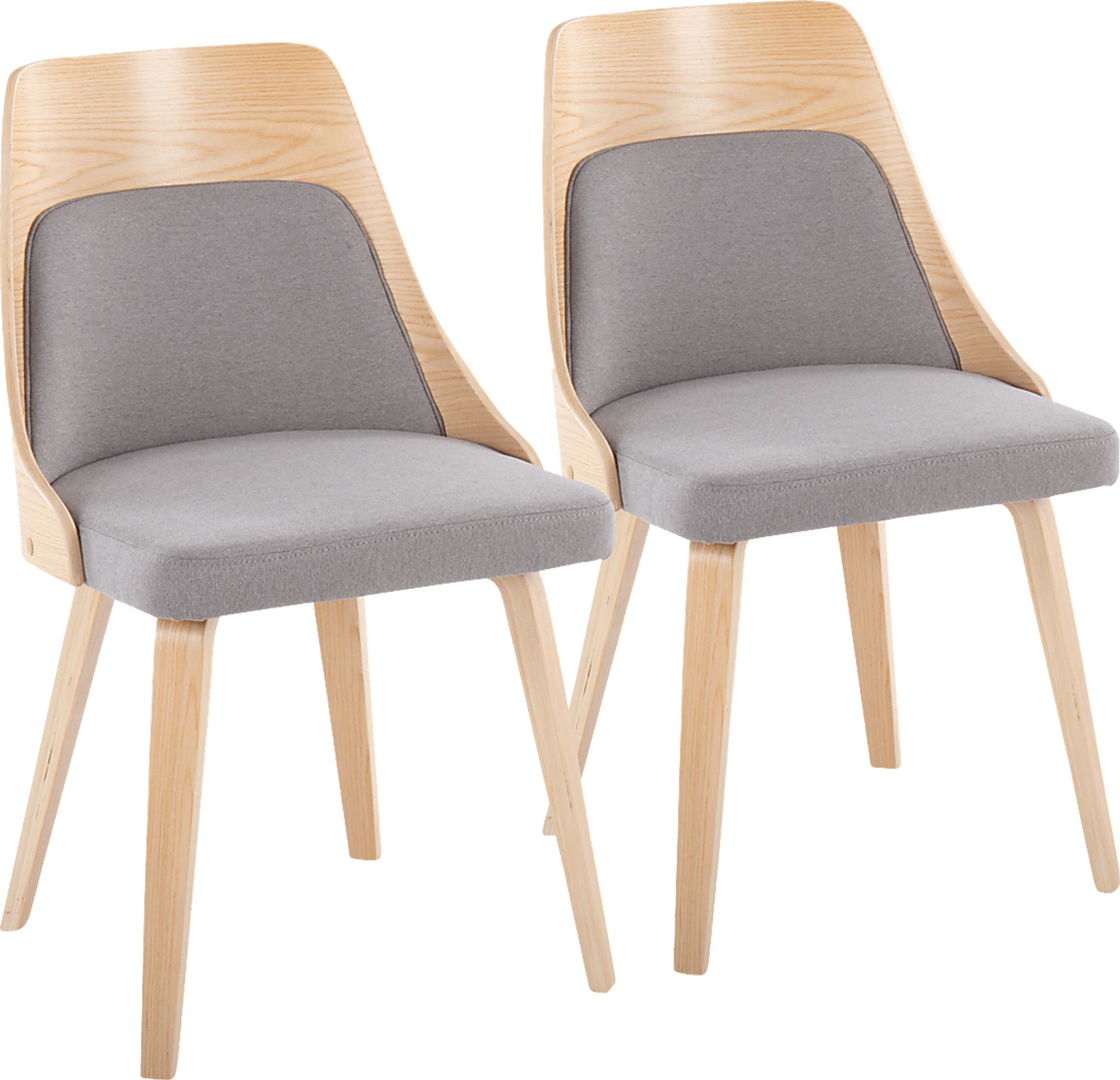 Kirkleigh I Gray Side Chair, Set of 2 - Image 1