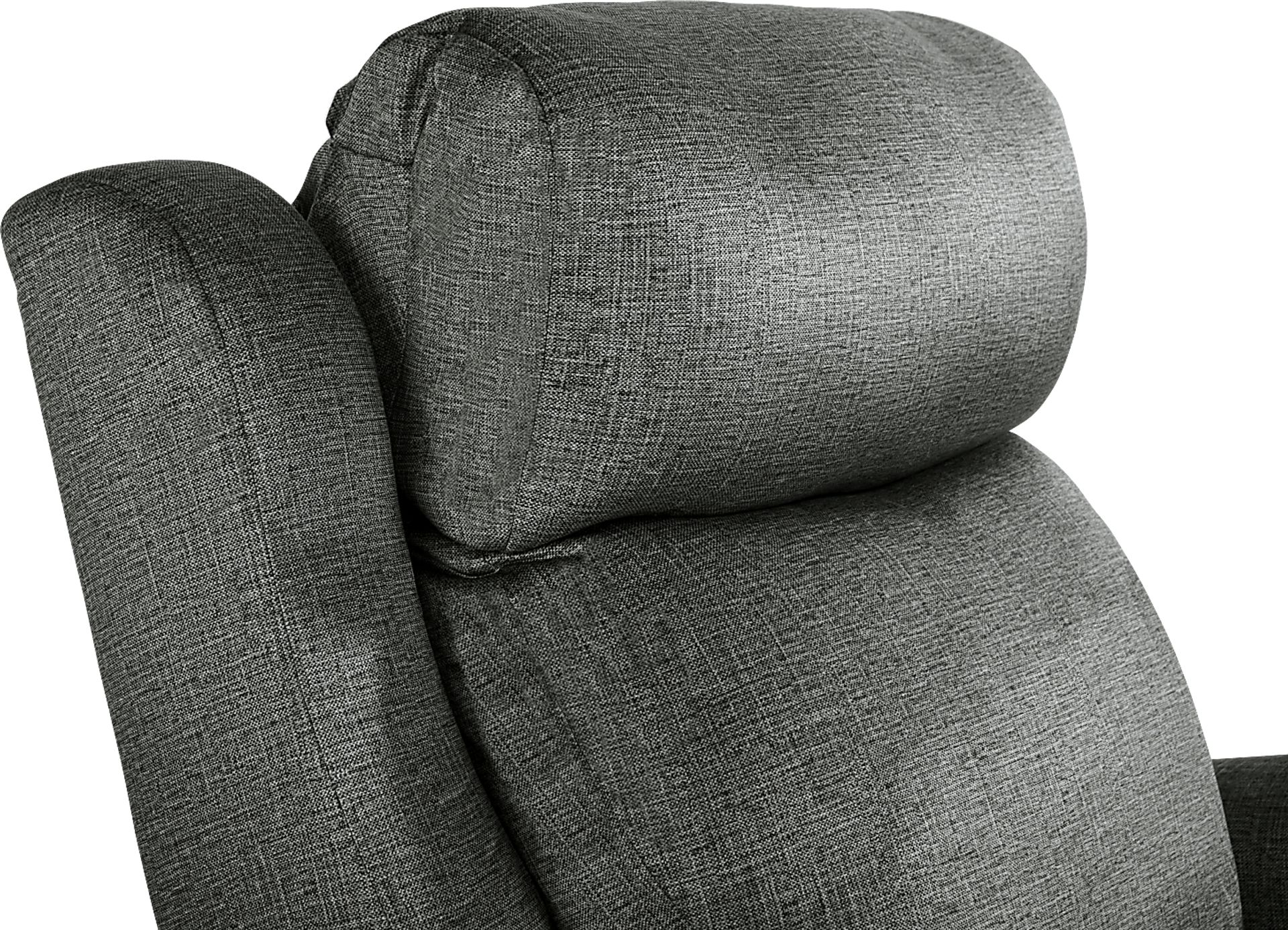 Kirkmont Charcoal Triple Power Recliner - Image 5