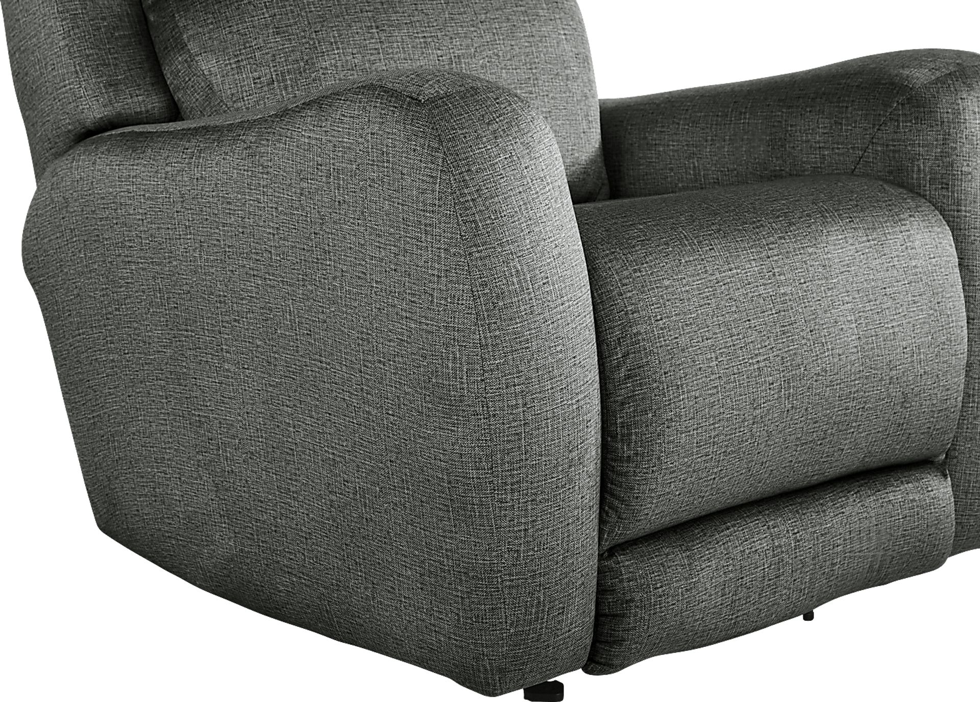 Kirkmont Charcoal Triple Power Recliner - Image 6