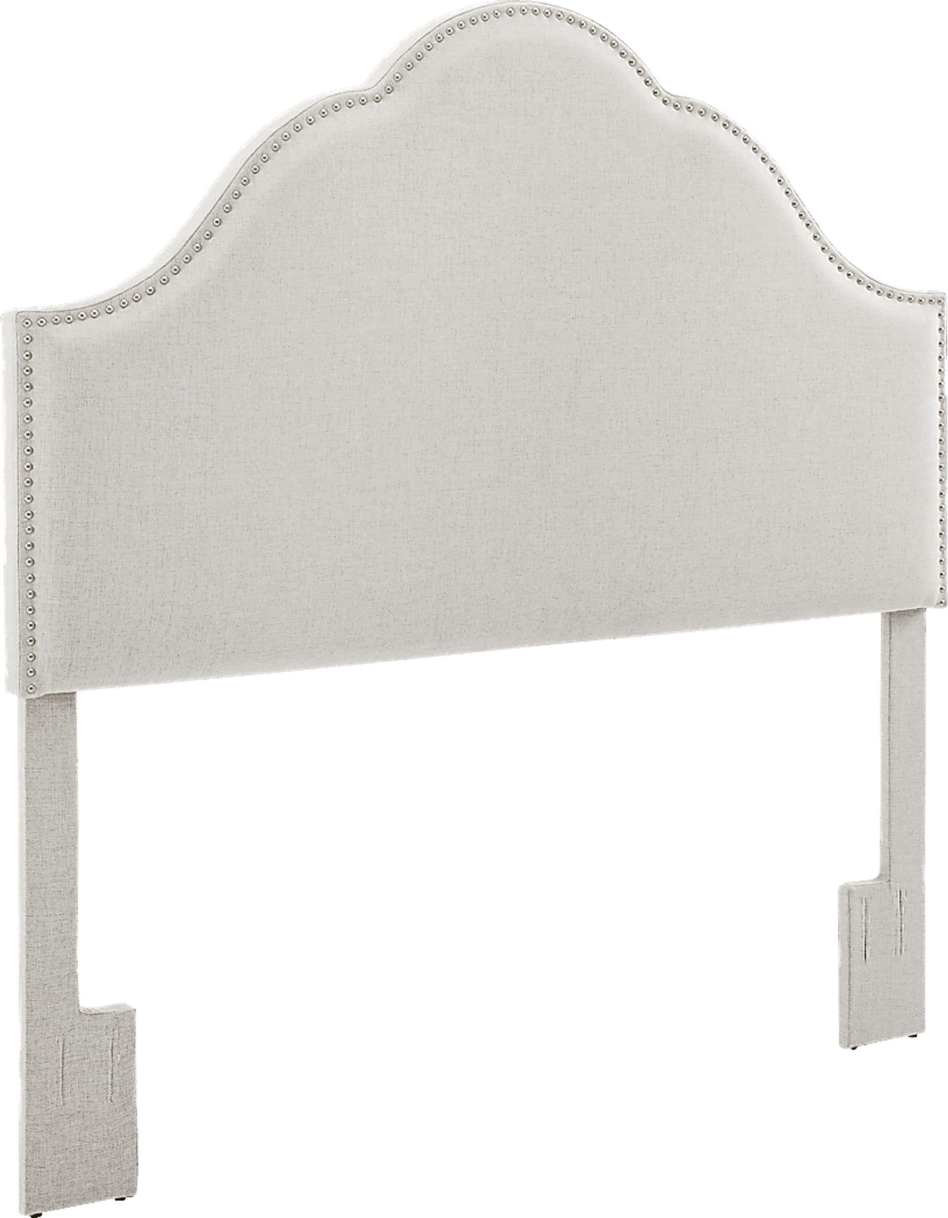 Kirksey Light Beige King/California King Upholstered Headboard - Image 2